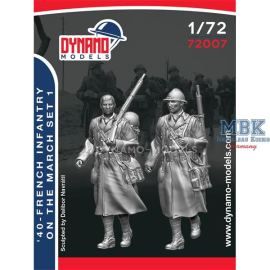 Figurines French Infantry On The March - 1 - 1:72