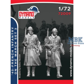 Figurines French Infantry On The March - 3 - 1:72