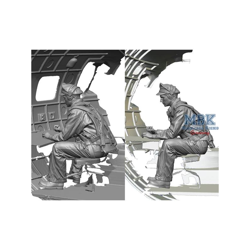 Figurines historiques WW2 US Bomber Navigator 1:72