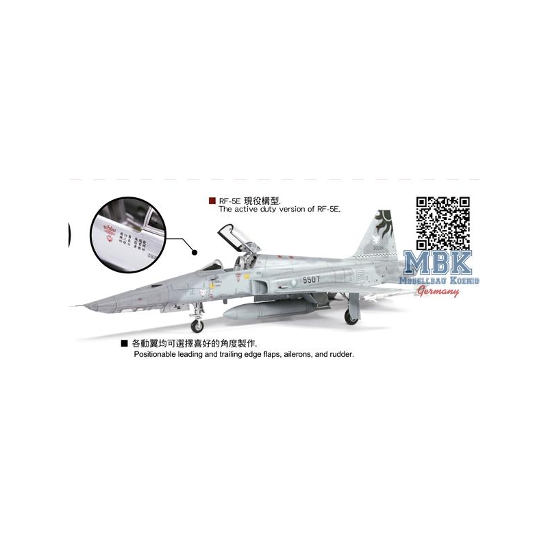 Maquette d'avion Chung-Cheng F-5F & Tigergazer RF-5E