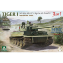 Maquette Tiger I Sd.Kfz.181 Pz.Kpfw. VI Ausf.E Experimental