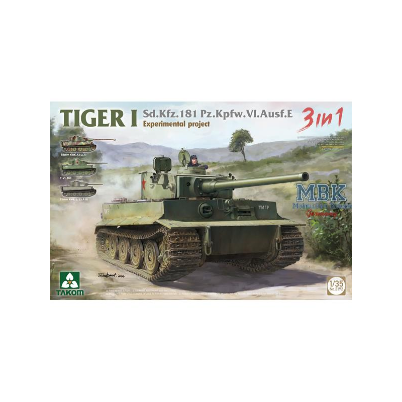 Maquette Tiger I Sd.Kfz.181 Pz.Kpfw. VI Ausf.E Experimental