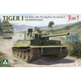 Maquette Tiger I Sd.Kfz.181 Pz.Kpfw. VI Ausf.E Experimental