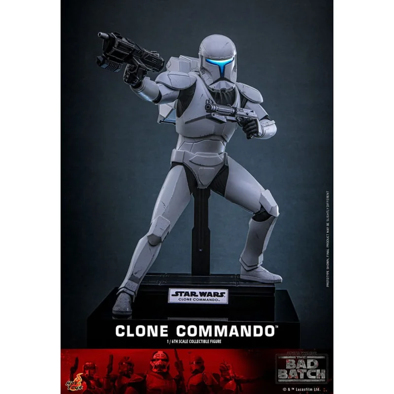 Hot Toys Star Wars: The Bad Batch figurine 1/6 Clone Commando 30 cm