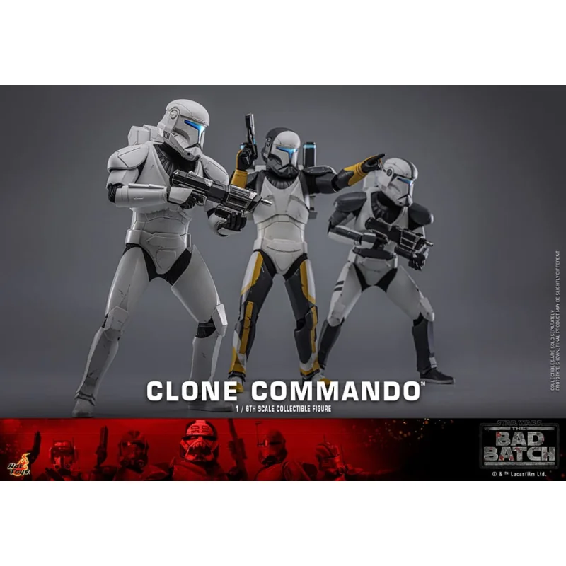 Star Wars: The Bad Batch figurine 1/6 Clone Commando 30 cm