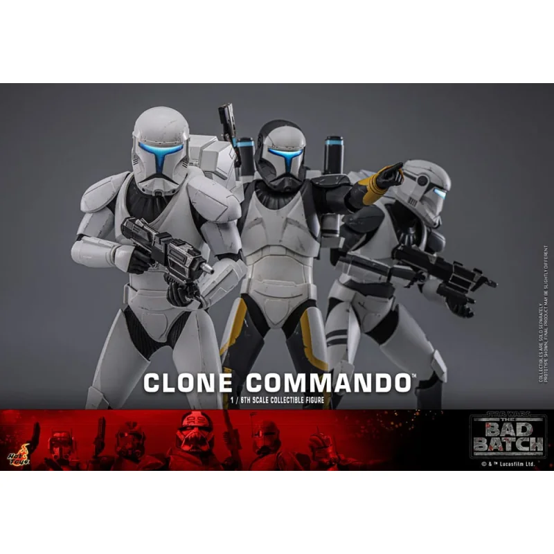 Star Wars: The Bad Batch figurine 1/6 Clone Commando 30 cm