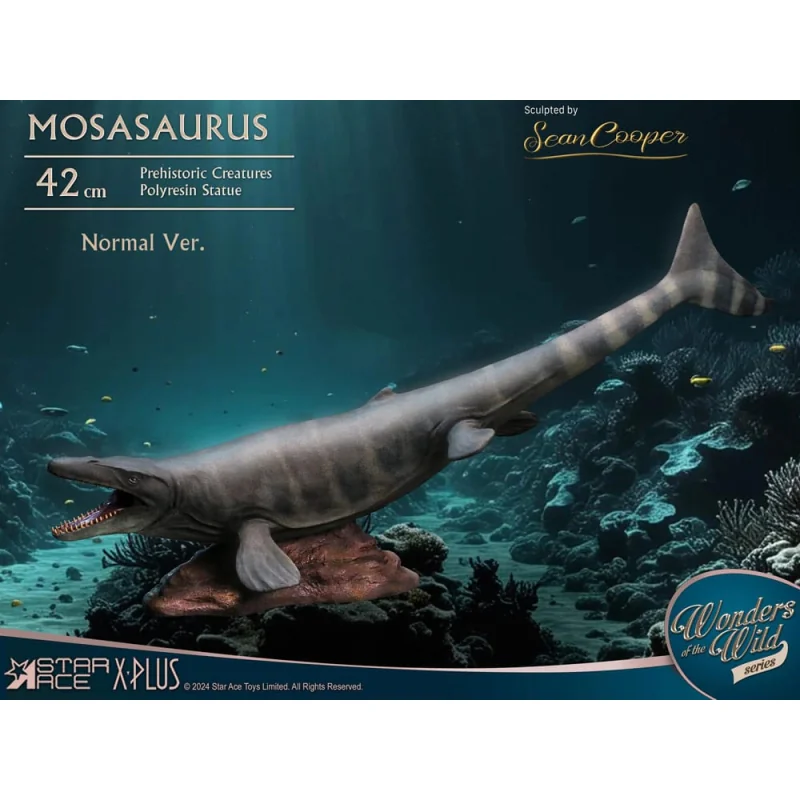 Figurine Wonders of the Wild statuette Mosasaurus (NX) 42 cm