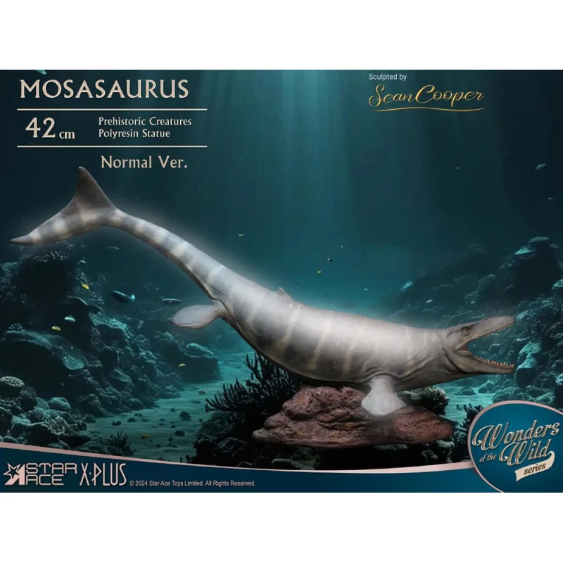 Figurine Wonders of the Wild statuette Mosasaurus (NX) 42 cm