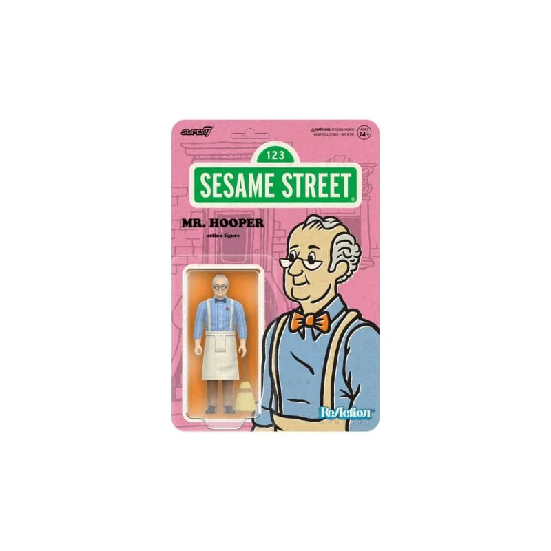  1, Rue Sésame figurine ReAction Wave 03 Mr. Hooper 10 cm