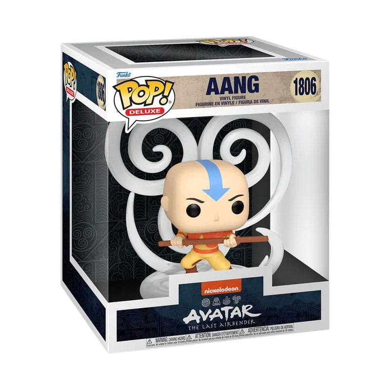 Figurines Pop Avatar, le dernier maître de l'air Figurine POP! Deluxe Vinyl Aang 9 cm