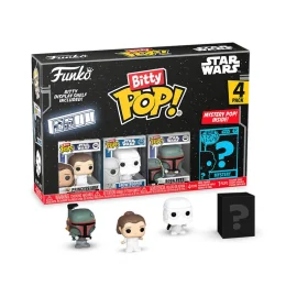 Figurine Pop Star Wars pack 4 figurines Bitty POP! Vinyl Leia 2,5 cm