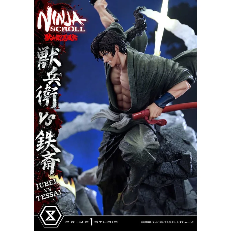 Ninja Scroll statuette Ultimate Premium Masterline Series 1/4 Jubei Versus Tessai 101 cm