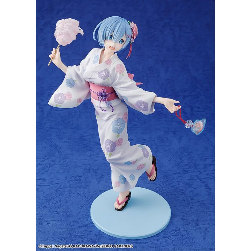 Kadokawa Re:ZERO -Starting Life in Another World- 1/8 Rem Yukata Ver. Renewal Package Edition 23 cm