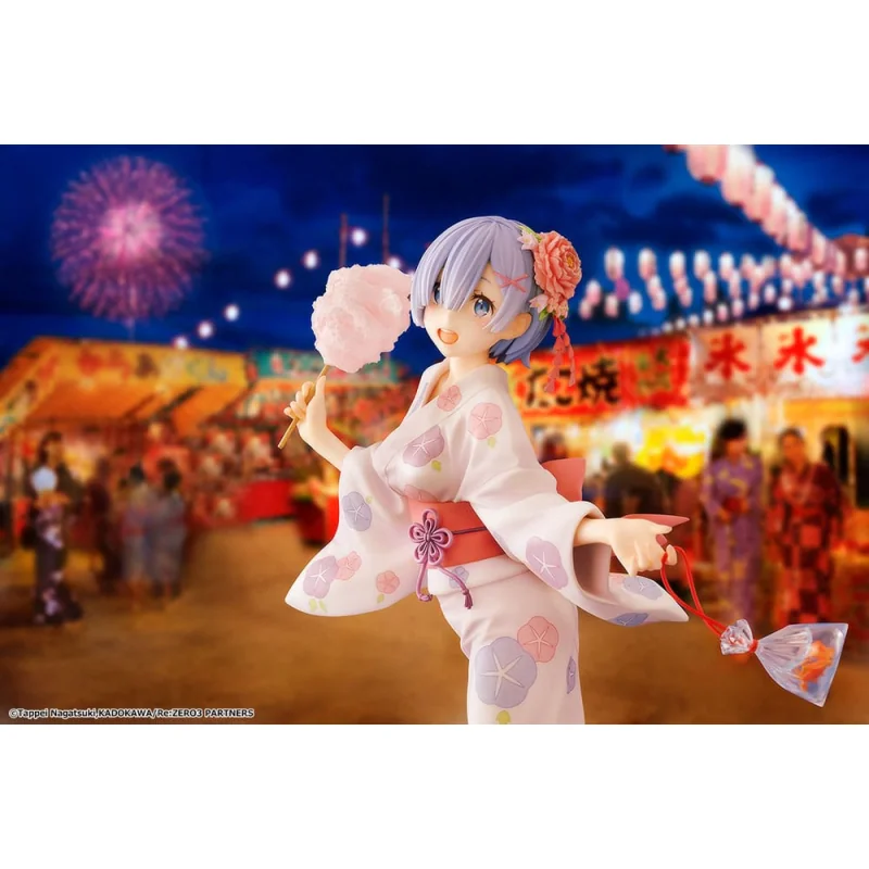 Re:ZERO -Starting Life in Another World- 1/8 Rem Yukata Ver. Renewal Package Edition 23 cm