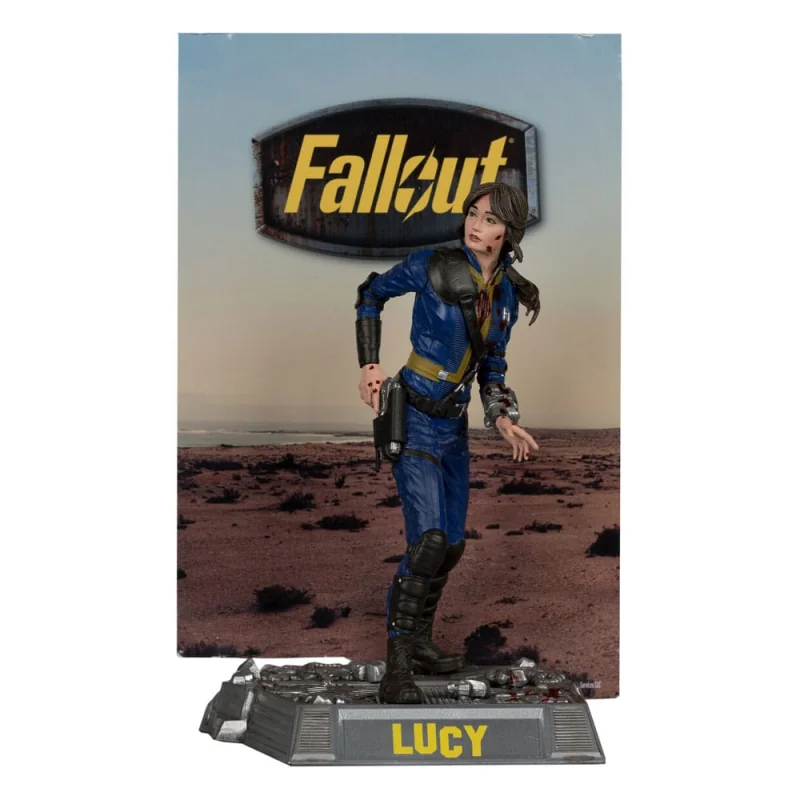 MCF14097 Fallout pack 4 statuettes Movie Maniacs Lucy, Maximus, The Ghoul & Vault Boy 15 cm