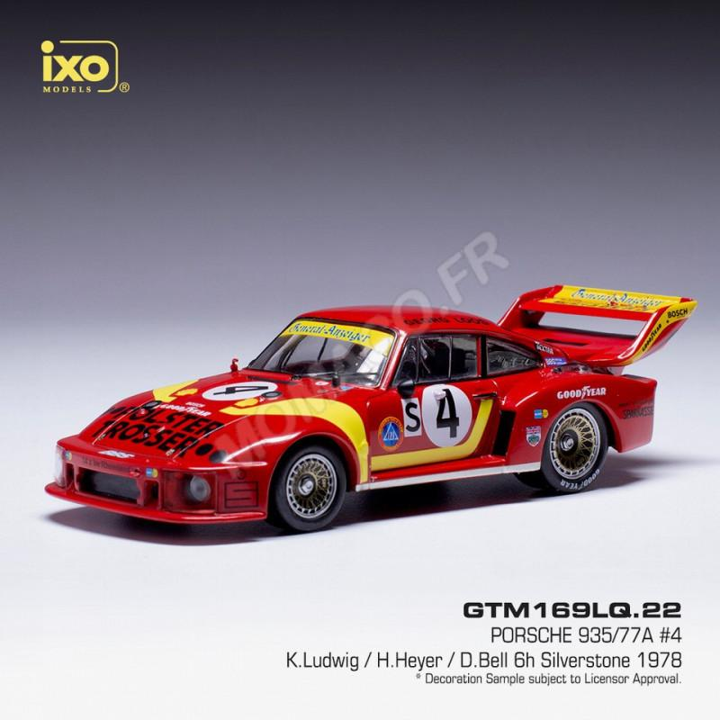 Miniature PORSCHE 935/77A 4 LUDWIG/HEYER 6H DE SILVERSTONE 1978