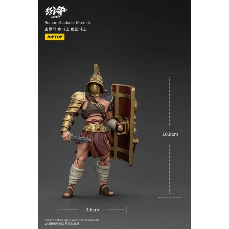 Strife figurine 1/18 Roman Gladiator Murmillo 11 cm