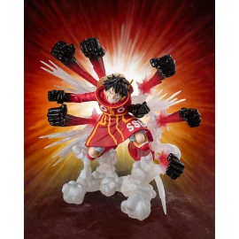 Figurine One Piece Figuarts ZERO Extra Battle Monkey D. Luffy -Gum Gum Hawk Gatling- 19 cm