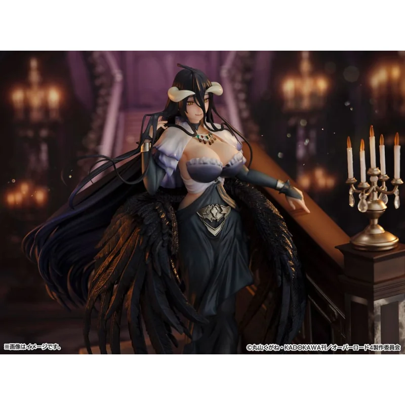 Figurine Overlord SHIBUYA SCRAMBLE FIGURE 1/7 Albedo Jet Black Dress Ver. 28 cm