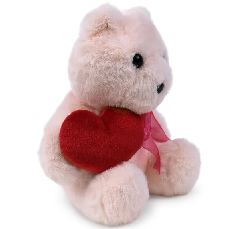 Plush toy WP MERCHANDISE Bear Ellie with a heart 21cm