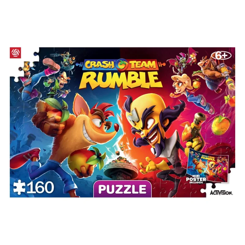  Crash Bandicoot puzzle Kids Rumble Heroes (160 pièces)