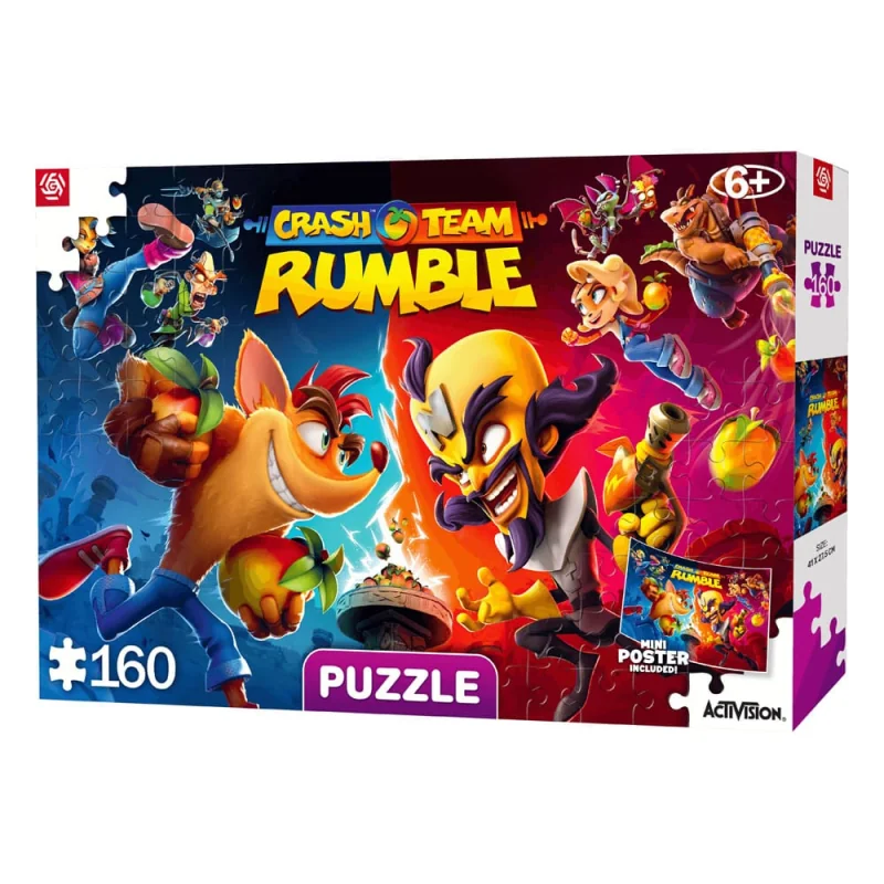 Crash Bandicoot puzzle Kids Rumble Heroes (160 pièces)