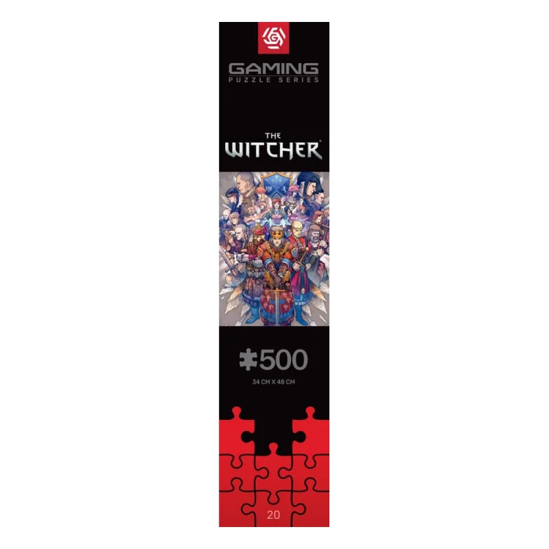 GOLO-24675 The Witcher puzzle Gaming Northern Realms (500 pièces)