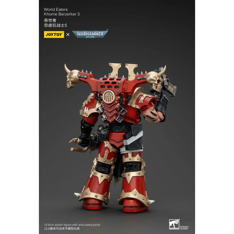 Joy Toy (CN) Warhammer 40k figurine 1/18 World Eaters Khorne Berzerker 5 13 cm