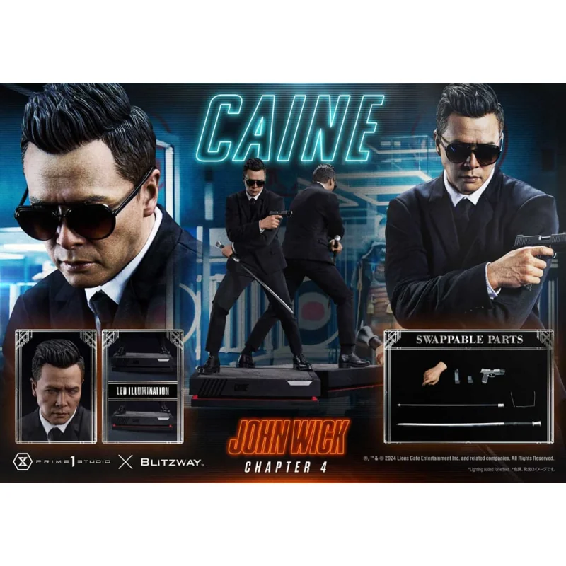 P1SPMJWK-02 John Wick Chapter 4 statuette Ultimate Premium Masterline Series 1/4 John Wick: Chapter 4 Caine 48 cm