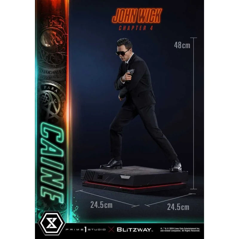 John Wick Chapter 4 statuette Ultimate Premium Masterline Series 1/4 John Wick: Chapter 4 Caine 48 cm