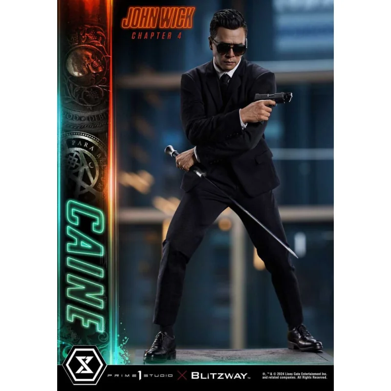 John Wick Chapter 4 statuette Ultimate Premium Masterline Series 1/4 John Wick: Chapter 4 Caine 48 cm