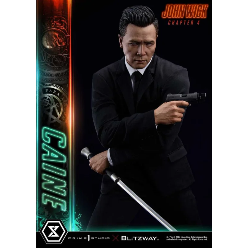 John Wick Chapter 4 statuette Ultimate Premium Masterline Series 1/4 John Wick: Chapter 4 Caine 48 cm