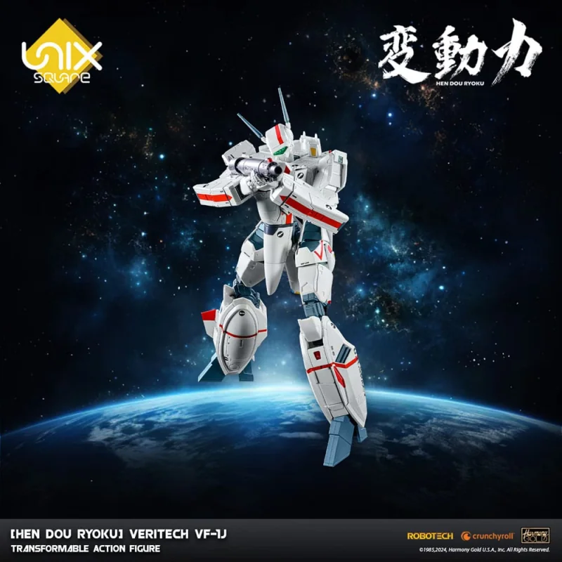 Hen Dou Ryoku figurine Diecast Veritech VF-1J 21 cm