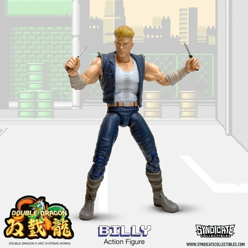 Syndicate Collectibles Double Dragon figurine Deluxe 1/12 Billy 18 cm