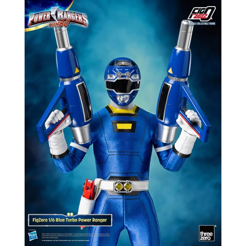 ThreeA Toys Power Rangers Turbo figurine FigZero 1/6 Blue Turbo Power Ranger 30 cm