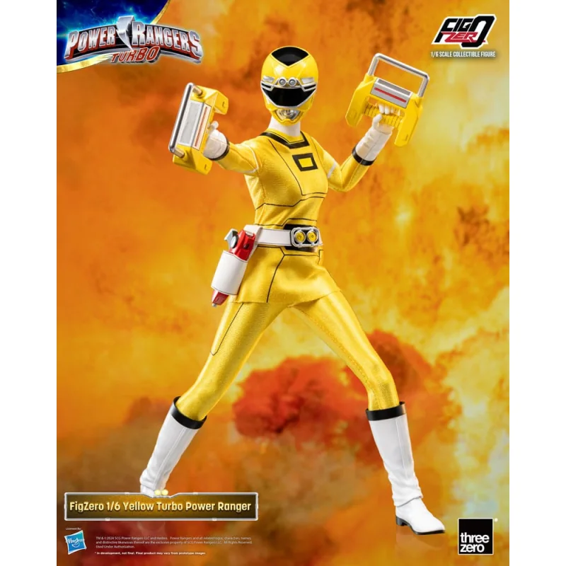  Power Rangers Turbo figurine FigZero 1/6 Yellow Turbo Power Ranger 30 cm