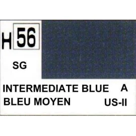 H056 Bleu intermediaire mat