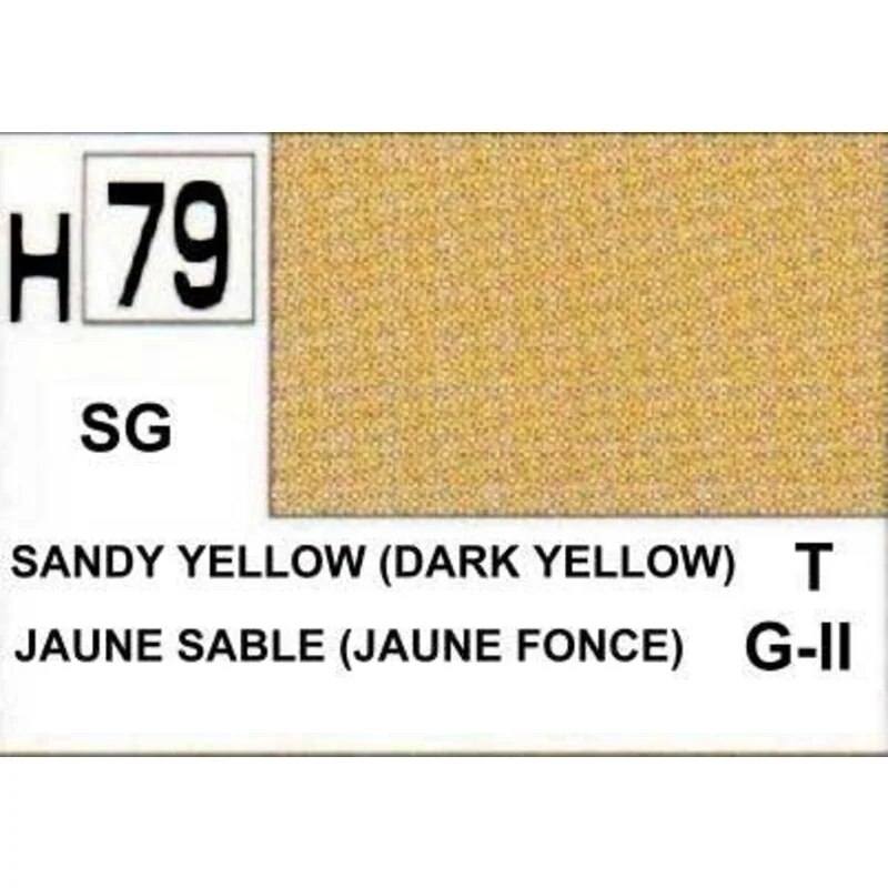 H079 Jaune Sable foncé mat