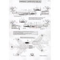 Décal Dassault Super Mystere B2 Part 2 : N¬?121 5-OL 'Ile de France' & N¬?124 10-SB 'Valois' 