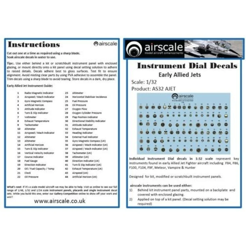 Décal early allied jets 