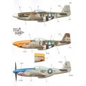 Décal P-51D Mustang Part 2 (3) 44-13305 WR-Z 355th FG Capt Henry Brown 'Hun Hunter/Texas', non standard OD on upper surfaces, wh