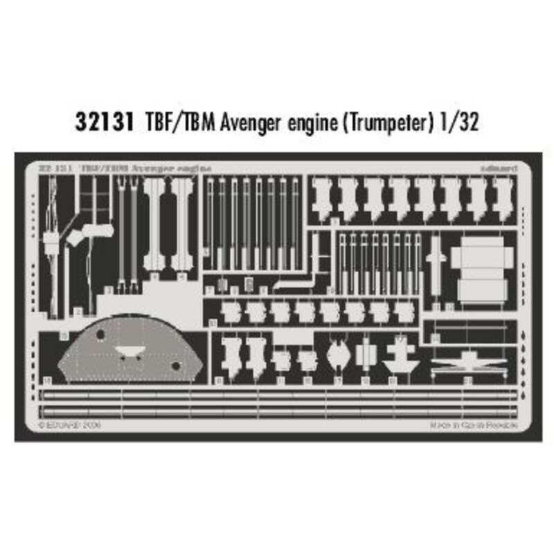 moteur de Grumman TBF-1/Grumman TBM-3 Avenger (pour maquettes Trumpeter) 