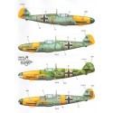 Décal Messerschmitt Bf 109F-2 includes.... Yellow 8 Fw. Heinz Jahner 9./JG 2 Yellow 1 Uffz. Felix Sauer 6./JG 53 - + - Major H