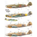 Décal Messerschmitt Bf 109F-4. Markings for Red 2 8./JG 27 Yellow 4 9./JG 27 Pilot: Obfw. Eberhard von Boremski Yellow 14 3./JG 