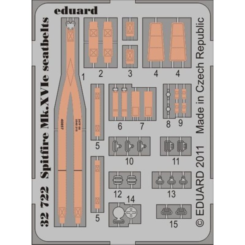 ceintures de Supermarine Spitfire Mk.XVIe (conçu pour être utilisé avec les kits Tamiya)