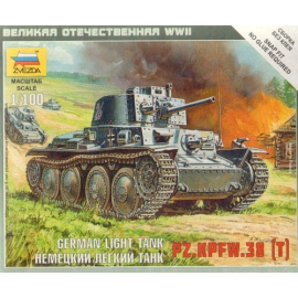 Maquette militaire Char allemand panzer 38t 