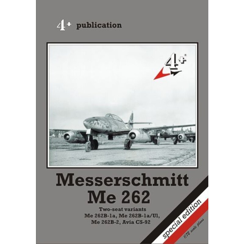 Livre Messerschmitt Me 262 two seat variants. Includes Me 262B-1A Me 262B-1A/U1 Me 262B-2 and Avia CS-92