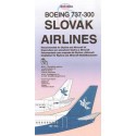 Décal Boeing 737-300 SLOVAK Airlines OM-AAA//E