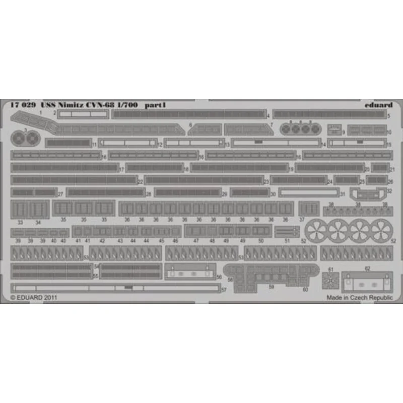 USS Nimitz CVN-68 1/700 (conçu pour être utilisé avec les kits Trumpeter)