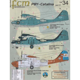  Décal PBY Catalina - Brasil (2) & Argentina